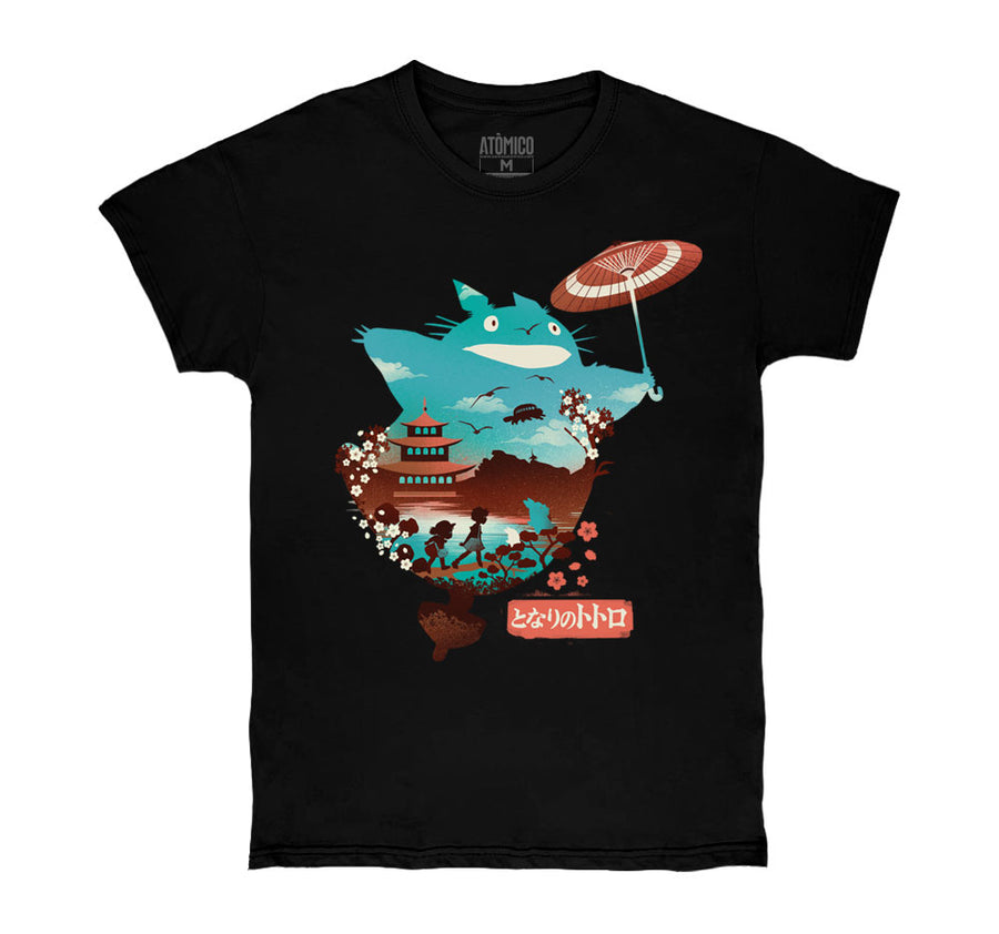 Totoro Ukiyo Playera CABALLERO – Atómico - Main Image