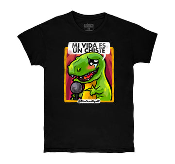 Mi Vida es un Chiste de @DinoStandUpMX - Playera CABALLERO