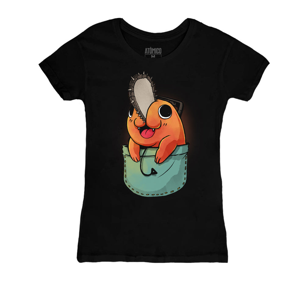 Pochita Pocket - Playera DAMA Anime