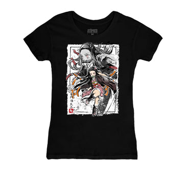 Nezuko Chirashi - Playera DAMA Anime