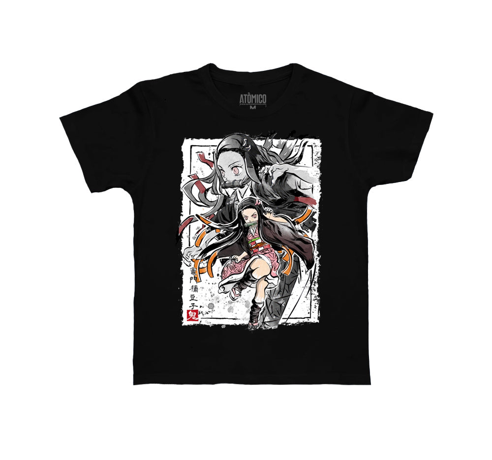 Nezuko Chirashi - Playera NIÑO Anime