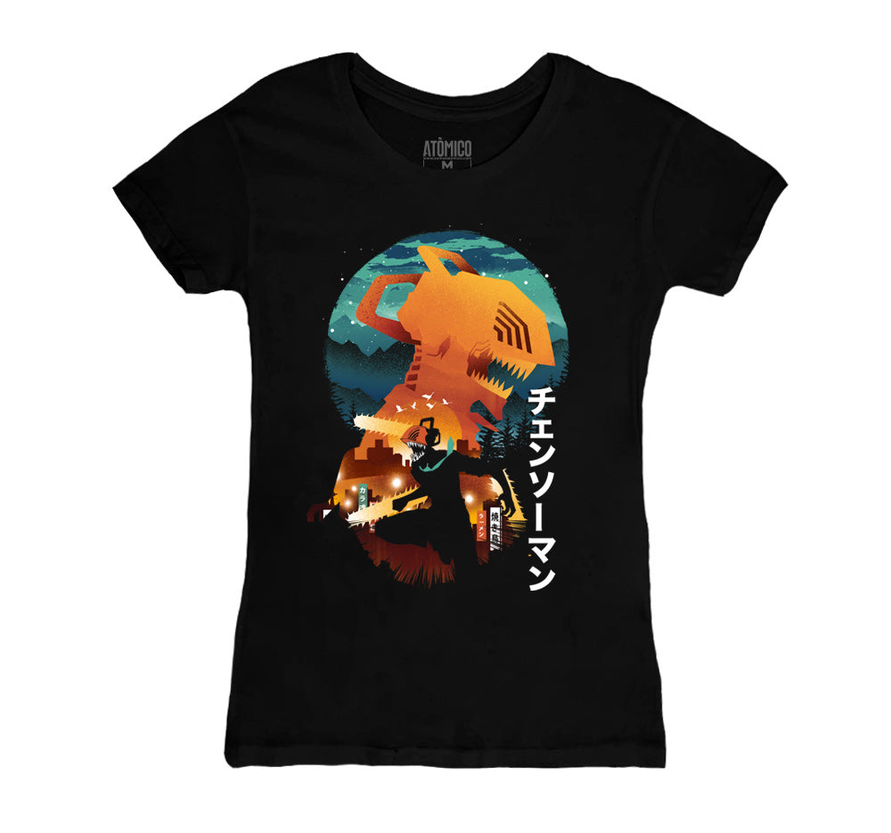 Chainsaw Man Ukiyo - Playera DAMA Anime