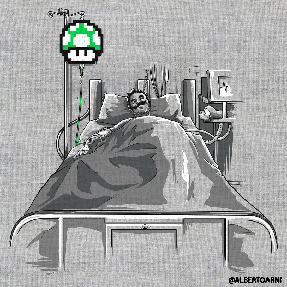 Intensive Care Unit - Playera CABALLERO