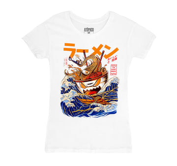 Great Ramen of Kanagawa - Playera DAMA