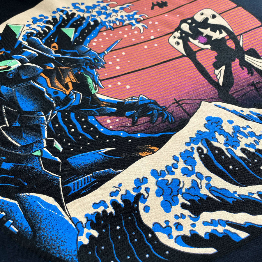 EVA 01 Wave - Playera CABALLERO Anime