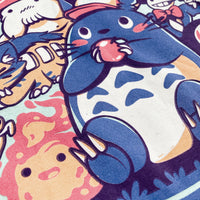 Chibi Ghibli Azul - Playera CABALLERO