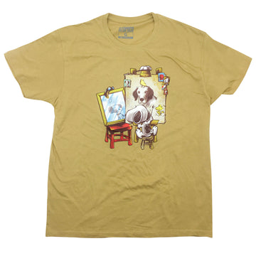 Triple Beagle Portrait - Playera CABALLERO