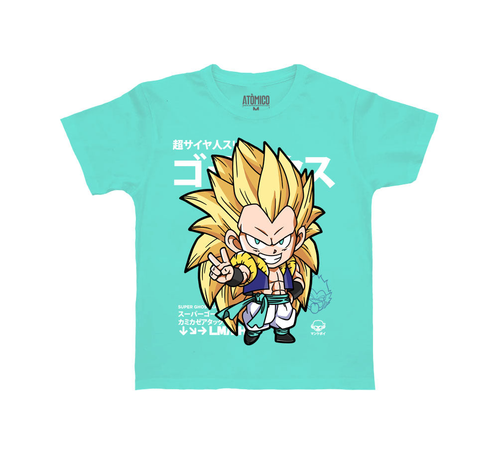Gotenks Chibi - Playera NIÑO Anime