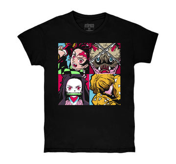 Kimetsu no Yaiba Pop Art - Playera CABALLERO Anime