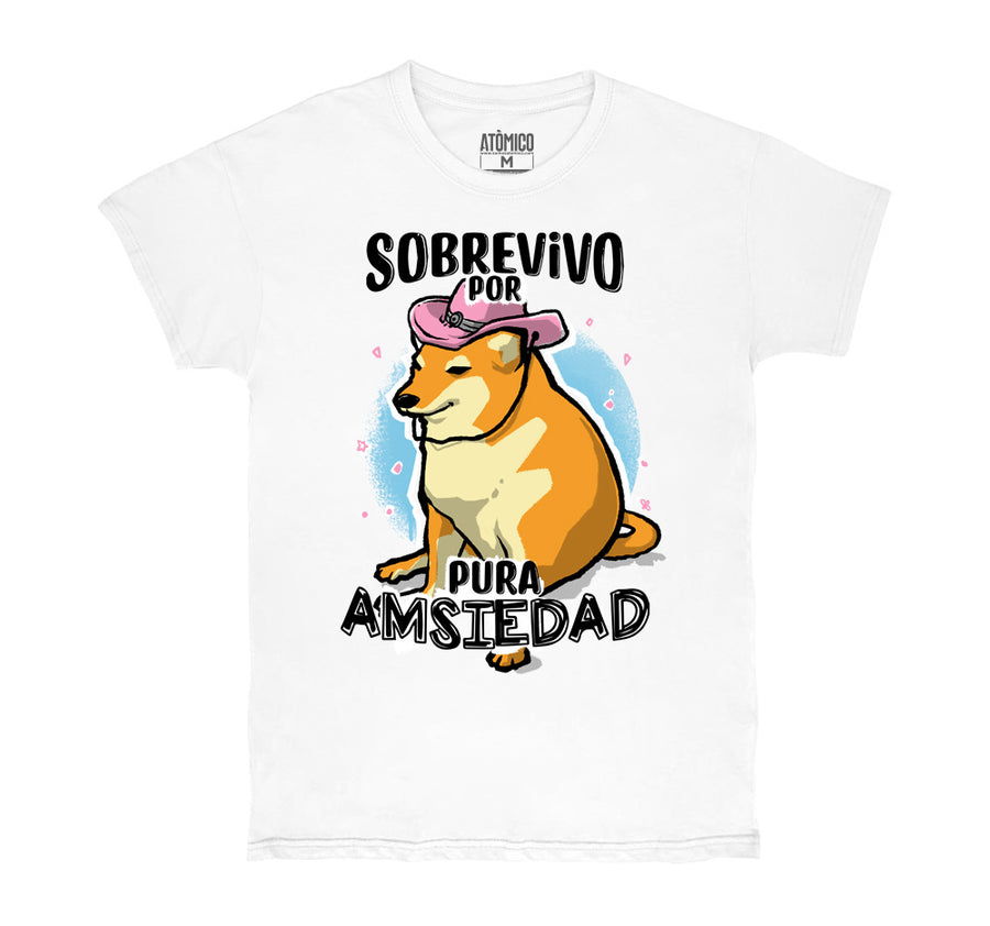 Amsiedad - Playera CABALLERO Meme Cheems