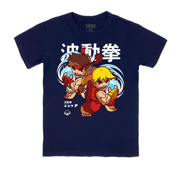 Street Fighter Chibi - Playera CABALLERO Gamer