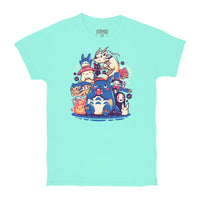 Chibi Ghibli Menta - Playera CABALLERO