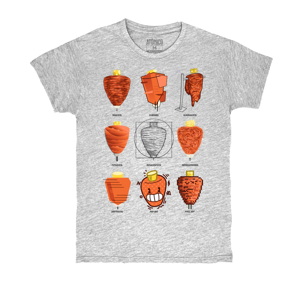 Historia del Arte del Taco - Playera CABALLERO Chilango