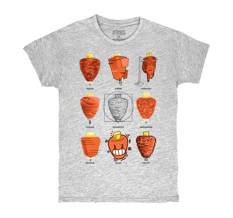 Historia del Arte del Taco - Playera CABALLERO Chilango