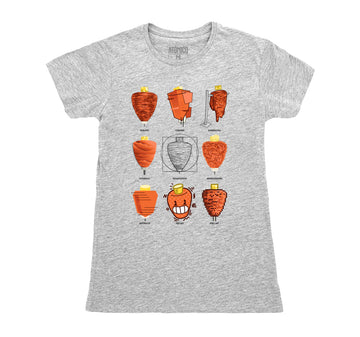 Historia del Arte del Taco - Playera DAMA Chilango