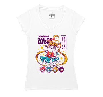 Sailor Meow - Playera DAMA CORTE SICILIA Anime